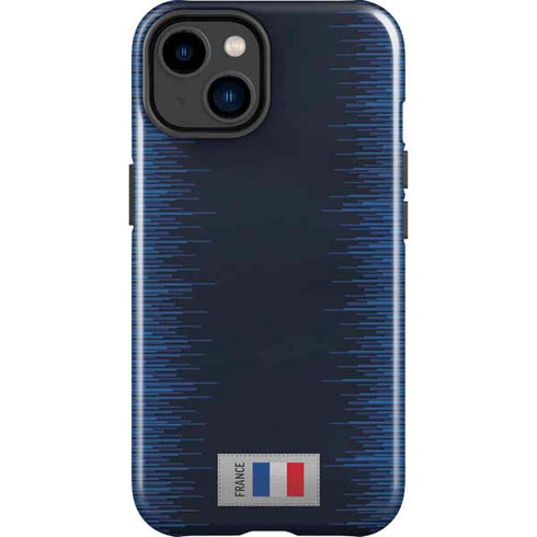 France Soccer Flag iPhone 15 Plus Impact Case